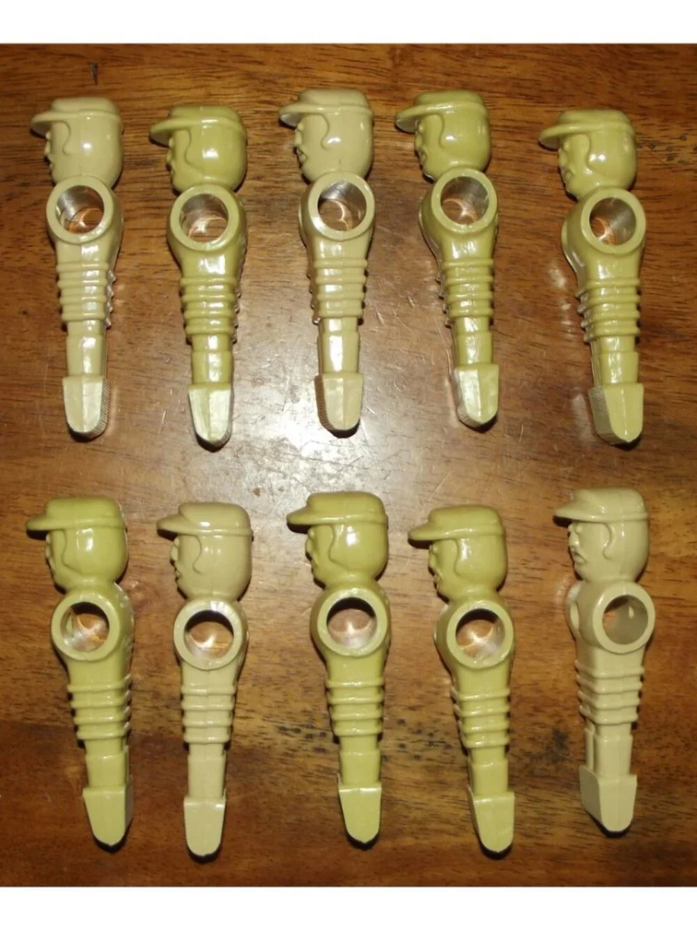 Tournament Foosball Replacement Players (lot of 10) Vintage 1978 Soccer Man Men